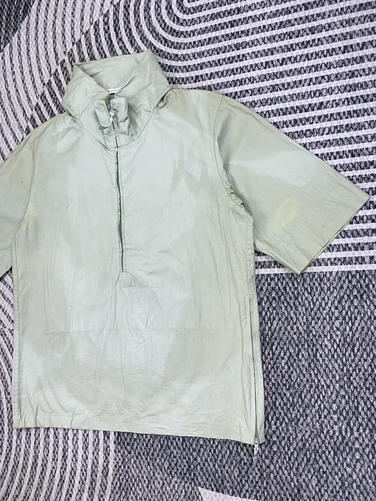 Christophe Lemaire 🔥RARE Vintage Christophe Lemaire Halfzip Mock Neck Shirt Size US M / EU 48-50 / 2 - 4 Thumbnail