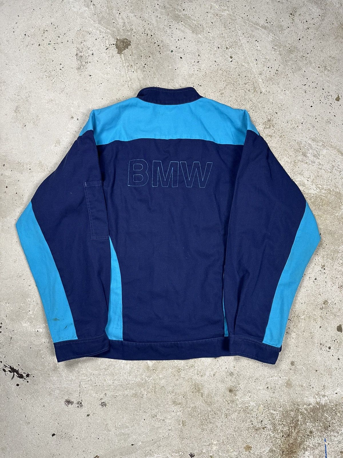 BMW Vintage BMW Work Racing Team Service Boxy Fit Bomber Jacket Size US XL / EU 56 / 4 - 1 Thumbnail