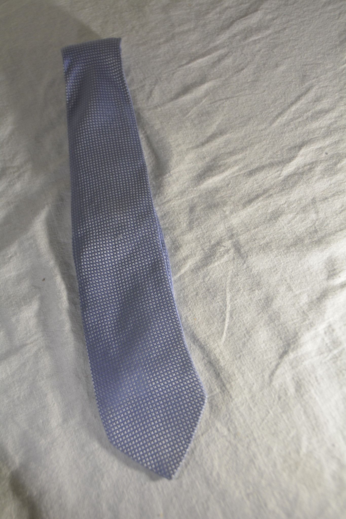 Other Bagutta Light Blue Micro-Pattern Silk Necktie Size ONE SIZE - 1 Thumbnail