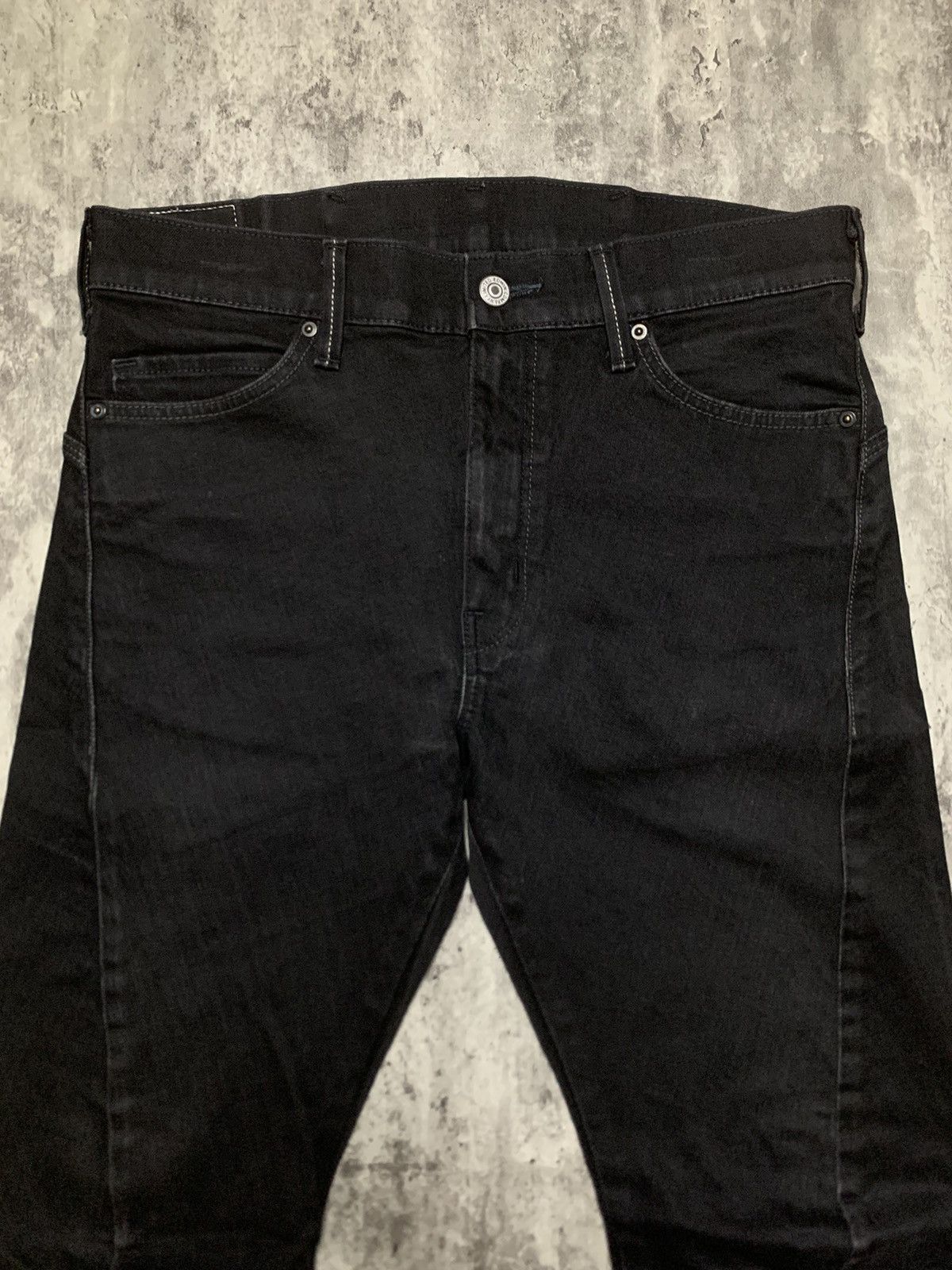 Edwin Edwin E Function Banana Cut Black Slim Jeans Vkei Style Size US 32 / EU 48 - 7 Thumbnail