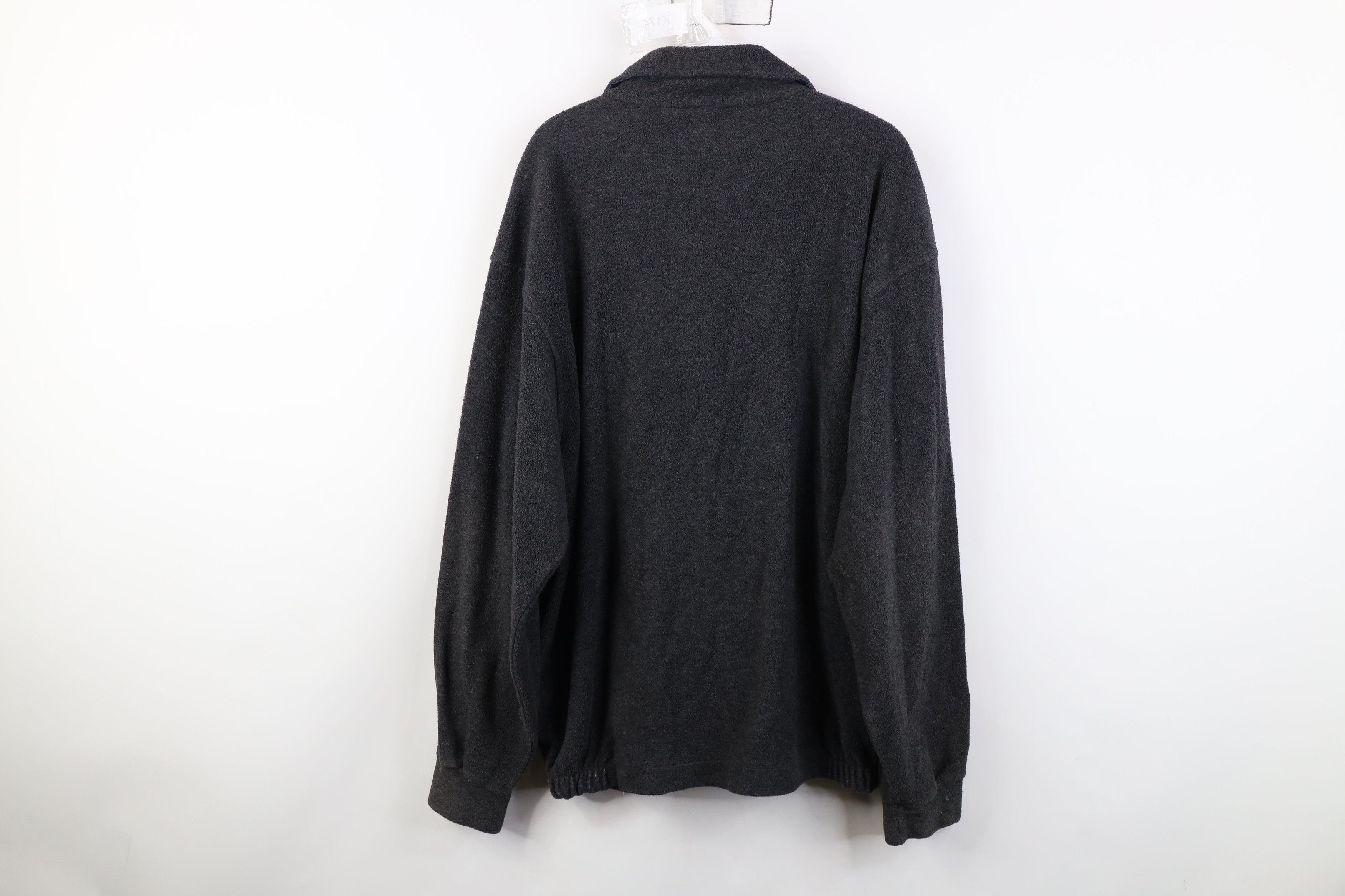 Nautica Vintage 90s Nautica Full Zip Fleece Bomber Jacket Gray Size US L / EU 52-54 / 3 - 11 Thumbnail