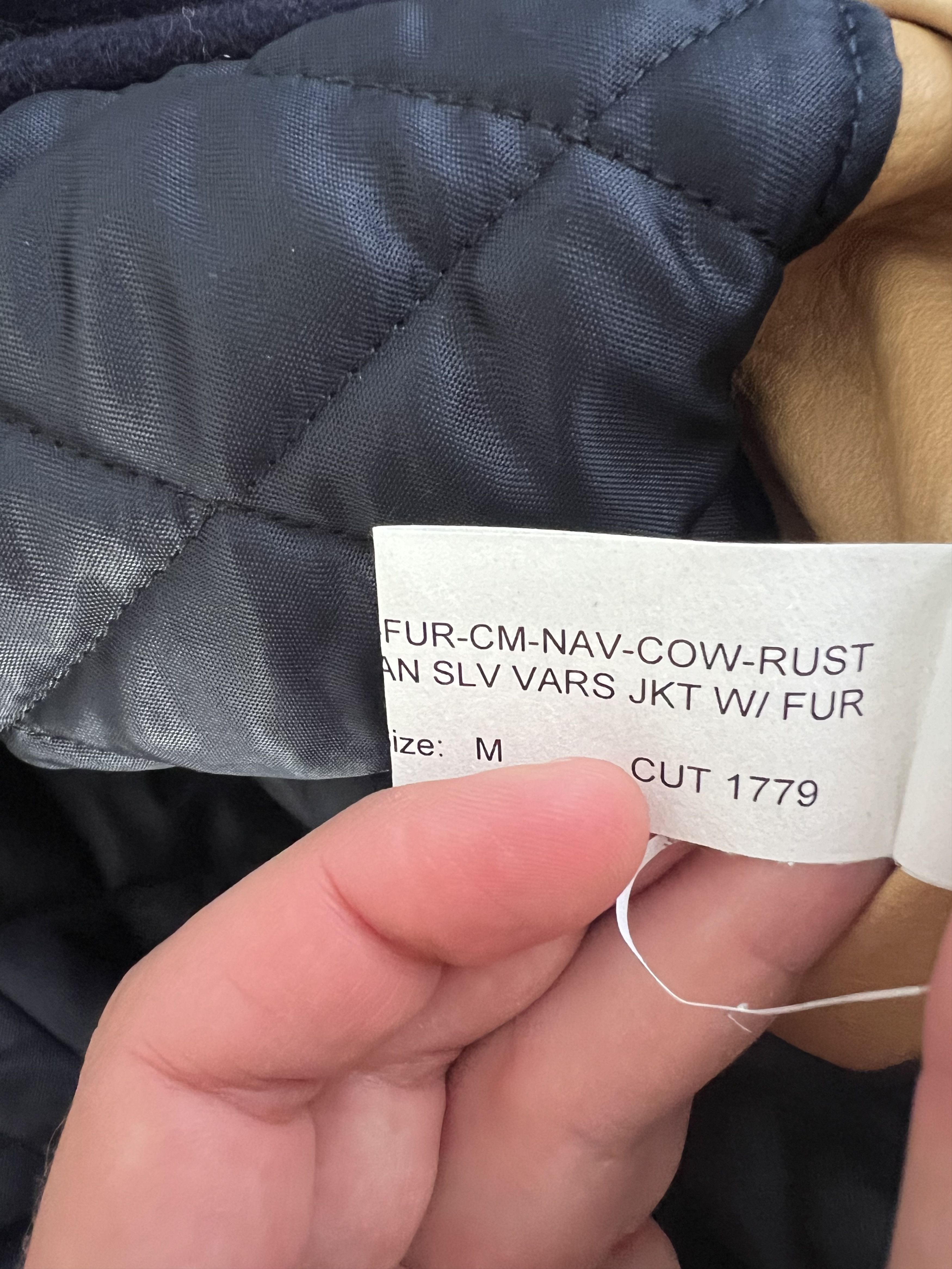 Golden Bear Leather Wool Varsity with Shearling Collar Size US M / EU 48-50 / 2 - 5 Thumbnail