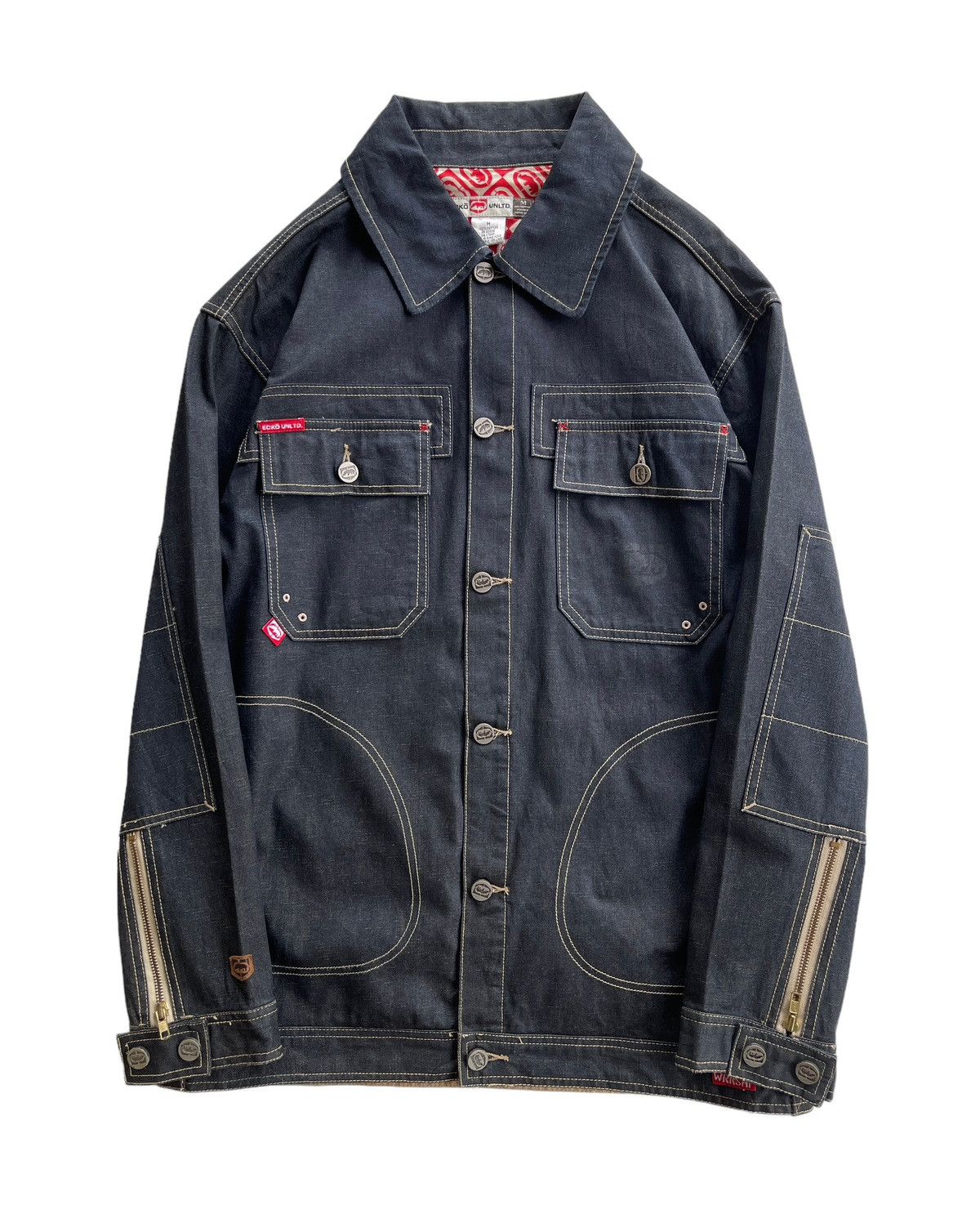 Ecko Unltd. Ecko Unltd Oversize Denim Jacket Size US M / EU 48-50 / 2 - 1 Thumbnail