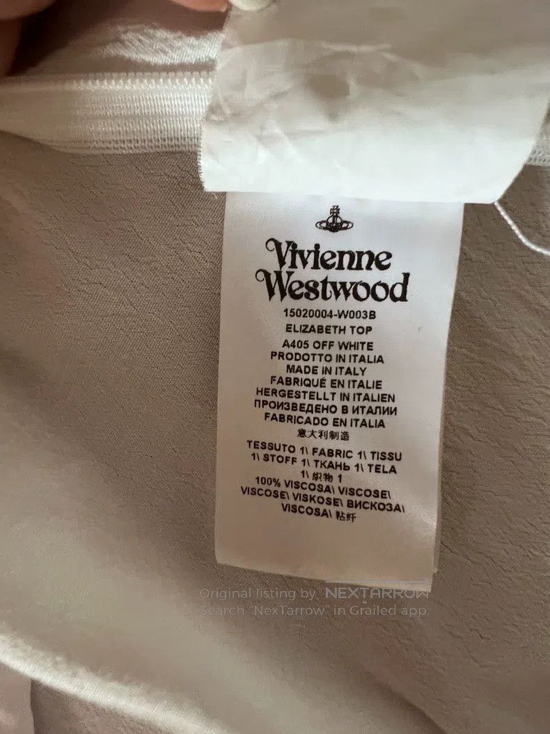 Vivienne Westwood Vivienne Westwood Dip Hem White Long Sleeve Size S / US 4 / IT 40 - 8 Thumbnail