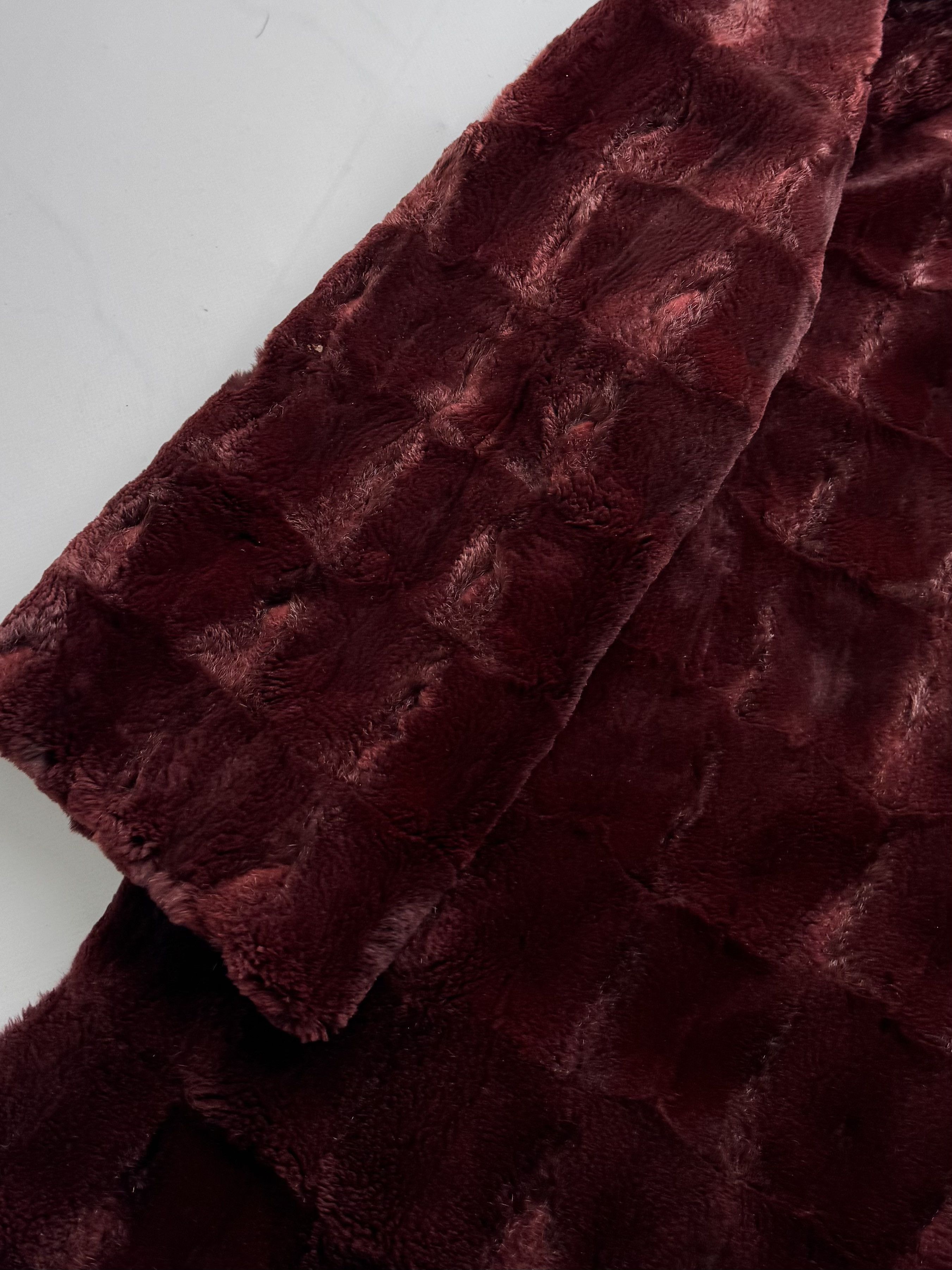 Vintage Vintage Real Fur Coat With Hood B8(V414)E2 Size M / US 6-8 / IT 42-44 - 25 Thumbnail