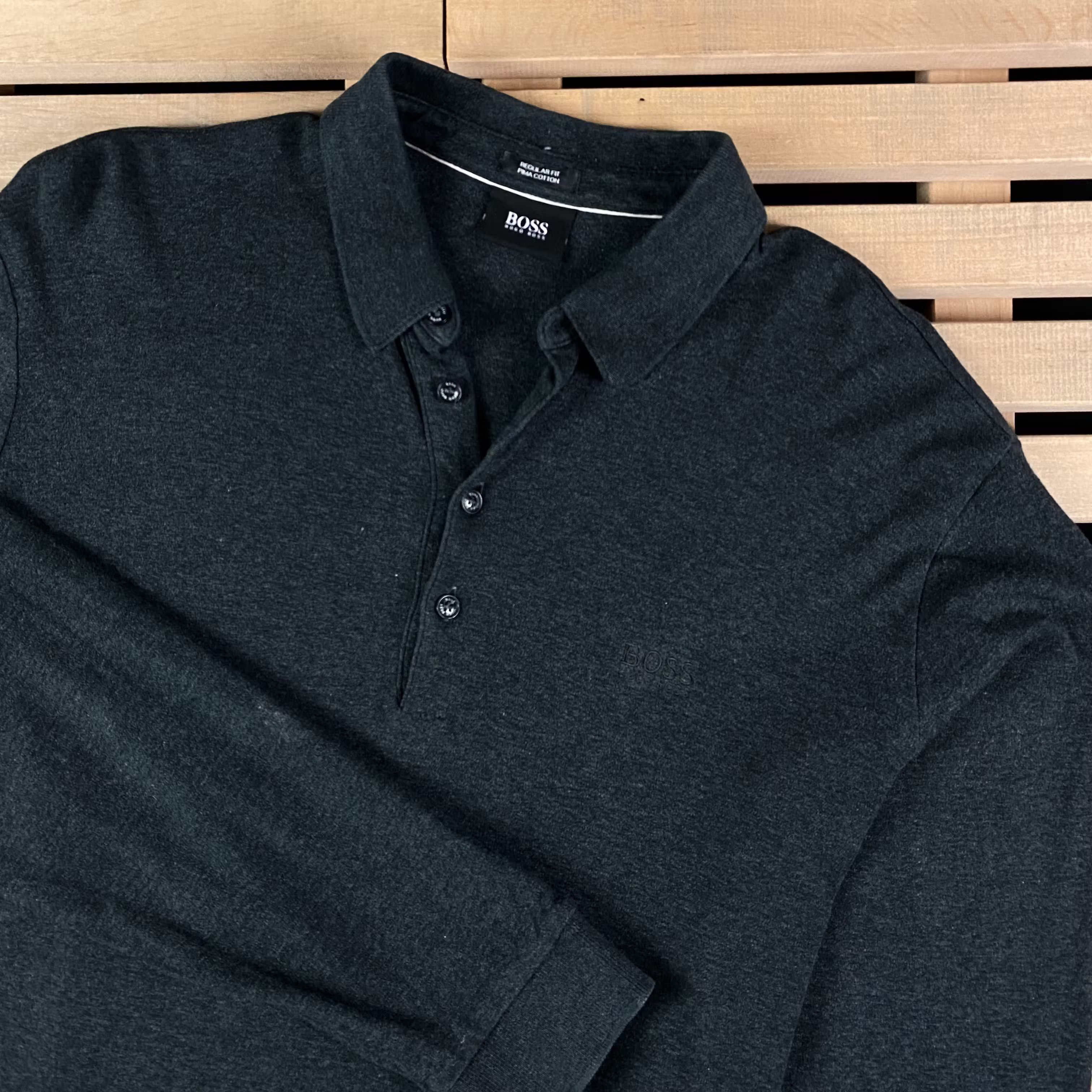 Hugo Boss Mens Rugby Long Sleeve Hugo Boss Size L Size US L / EU 52-54 / 3 - 2 Thumbnail