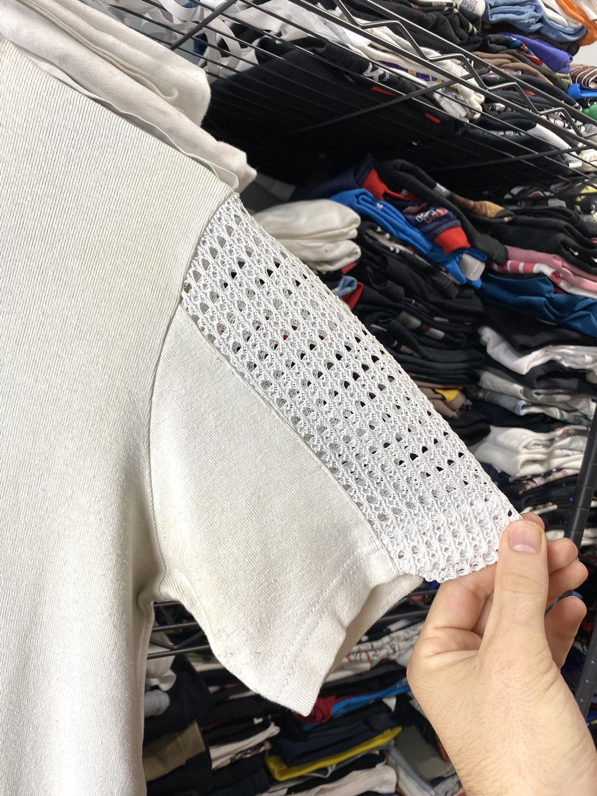 Japanese Brand Y2K Vintage Patchwork Anarchy Mesh T Shirt Band Gothic Punk Size US S / EU 44-46 / 1 - 6 Thumbnail