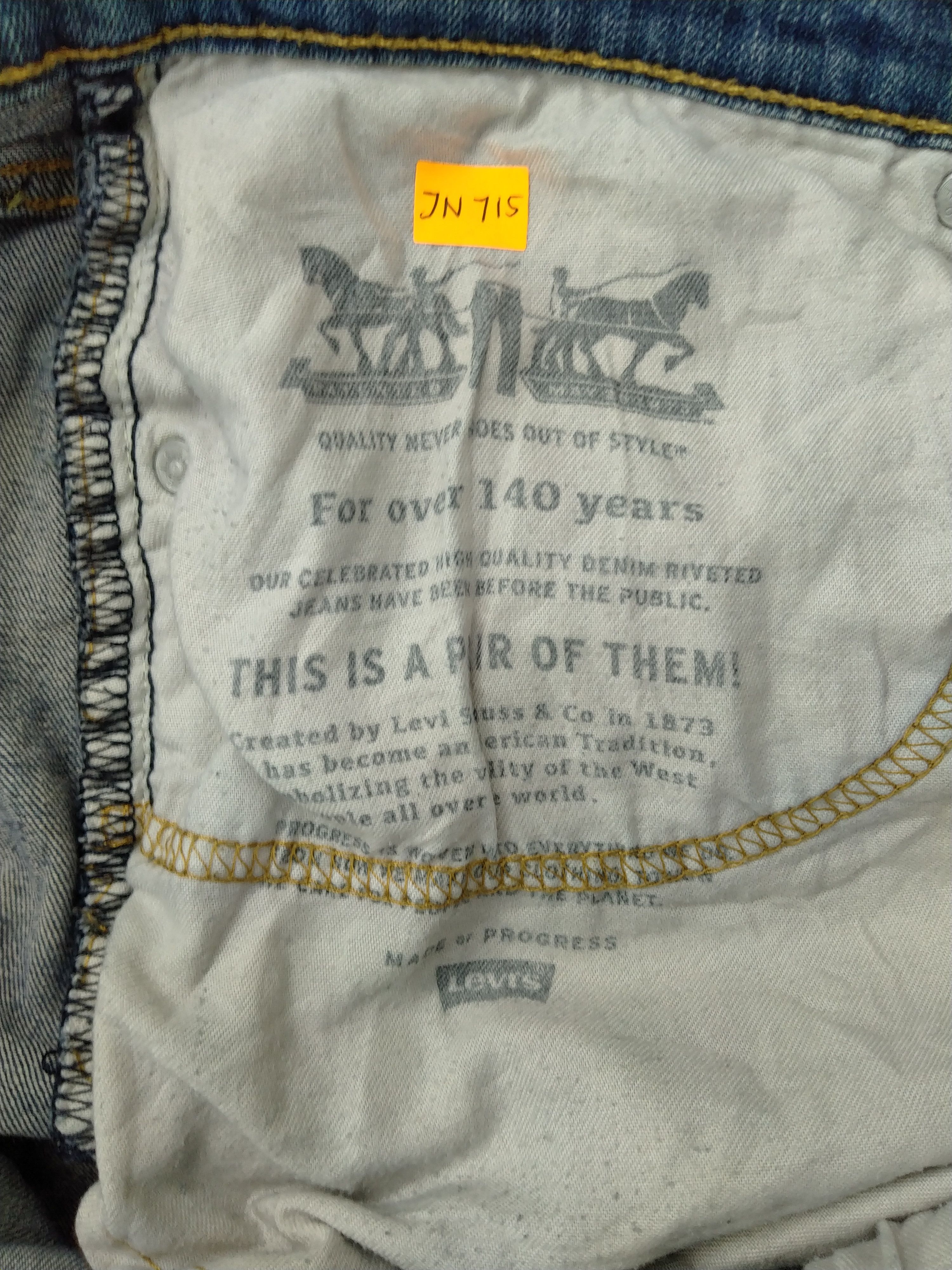Vintage Distressed Vintage Levi's Denim 33x30.5 -JN715 Size US 33 - 10 Thumbnail