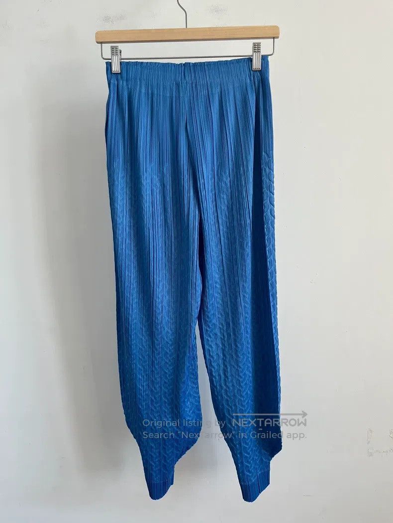 Issey Miyake Issey Miyake size:3 Blue Pants Size 23" - 2 Thumbnail