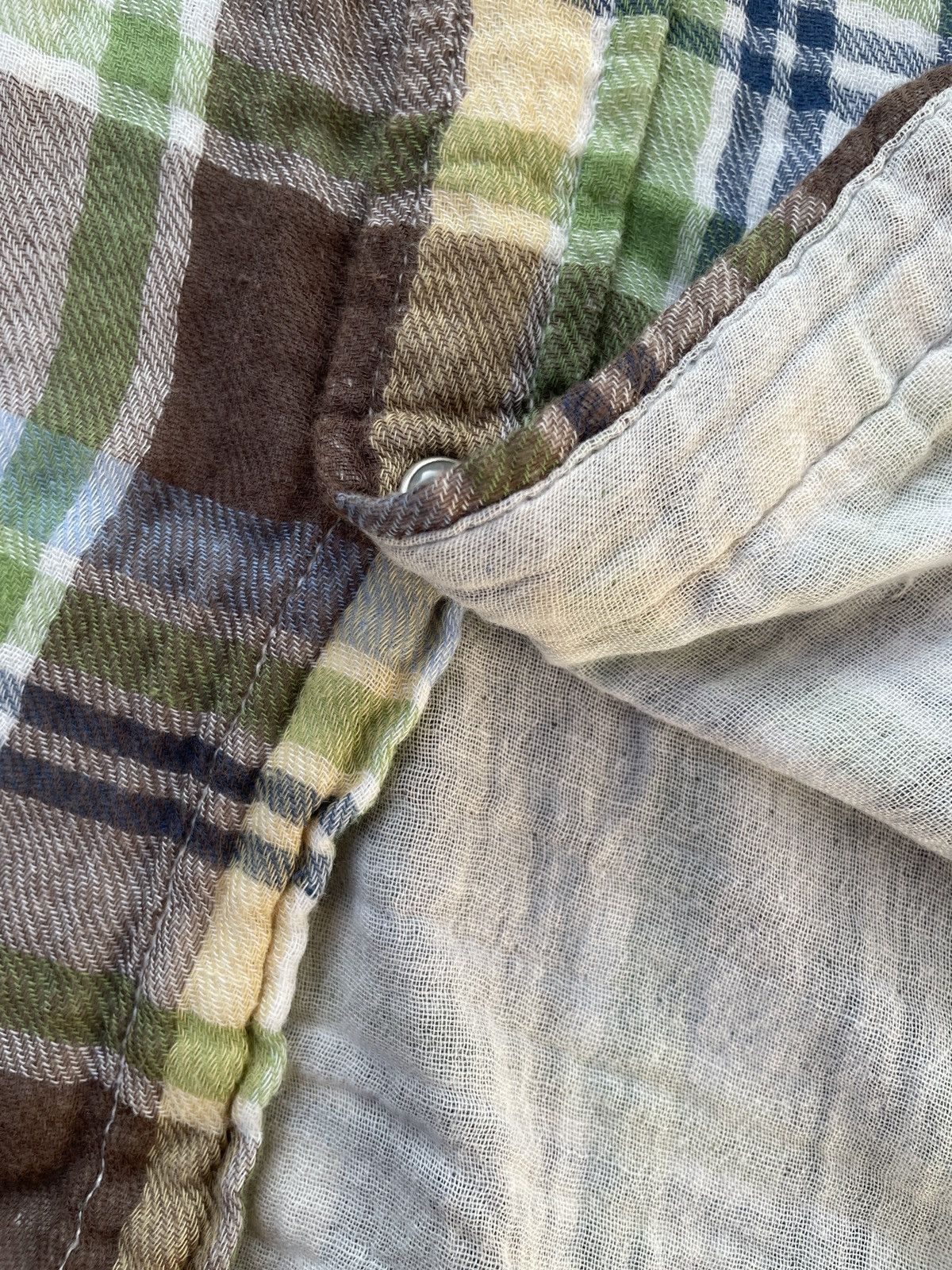 Japanese Brand Vintage Flannel T&C Surf Design Plaid Button Shirt Size US L / EU 52-54 / 3 - 8 Thumbnail