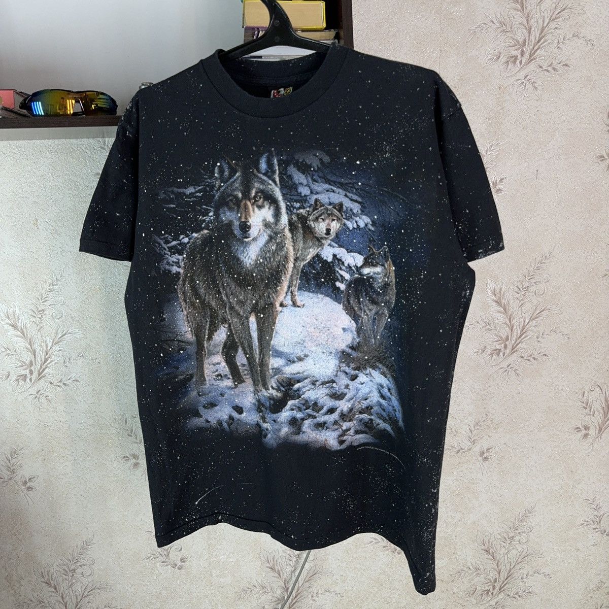 Harley Davidson × Vintage Vintage 3d Emblem T shirt 1994 Wolf Winter Harley USA L Size US L / EU 52-54 / 3 - 8 Thumbnail