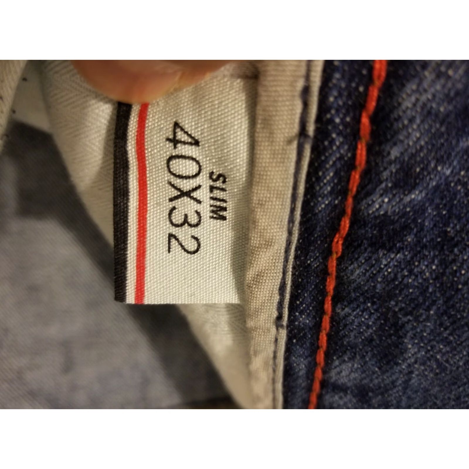 Tommy Hilfiger Tommy Hilfiger Jeans Mens 40x32 Slim Straight Denim Blue Slimming 40x32 Regular Mens Jeans Size US 40 / EU 56 - 6 Thumbnail