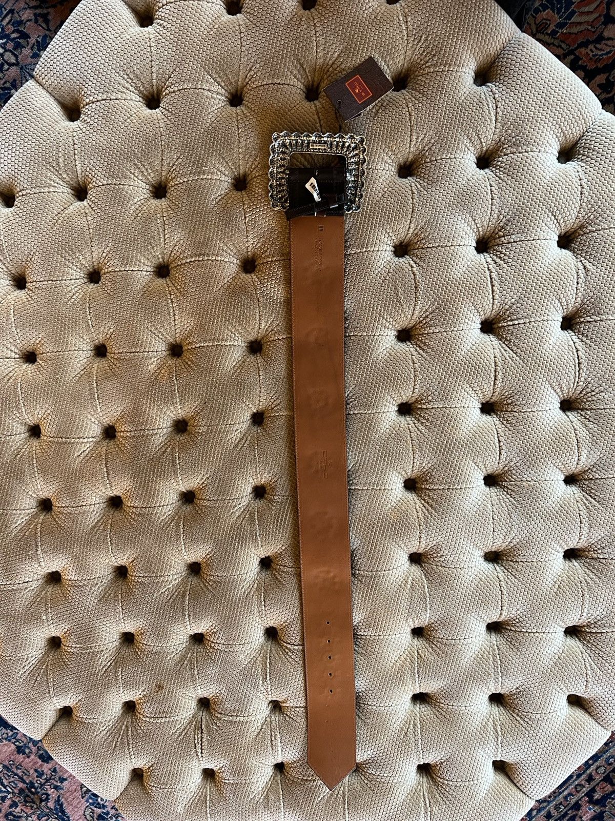 Etro Etro leather belt (catwalk sample) Size ONE SIZE - 4 Thumbnail