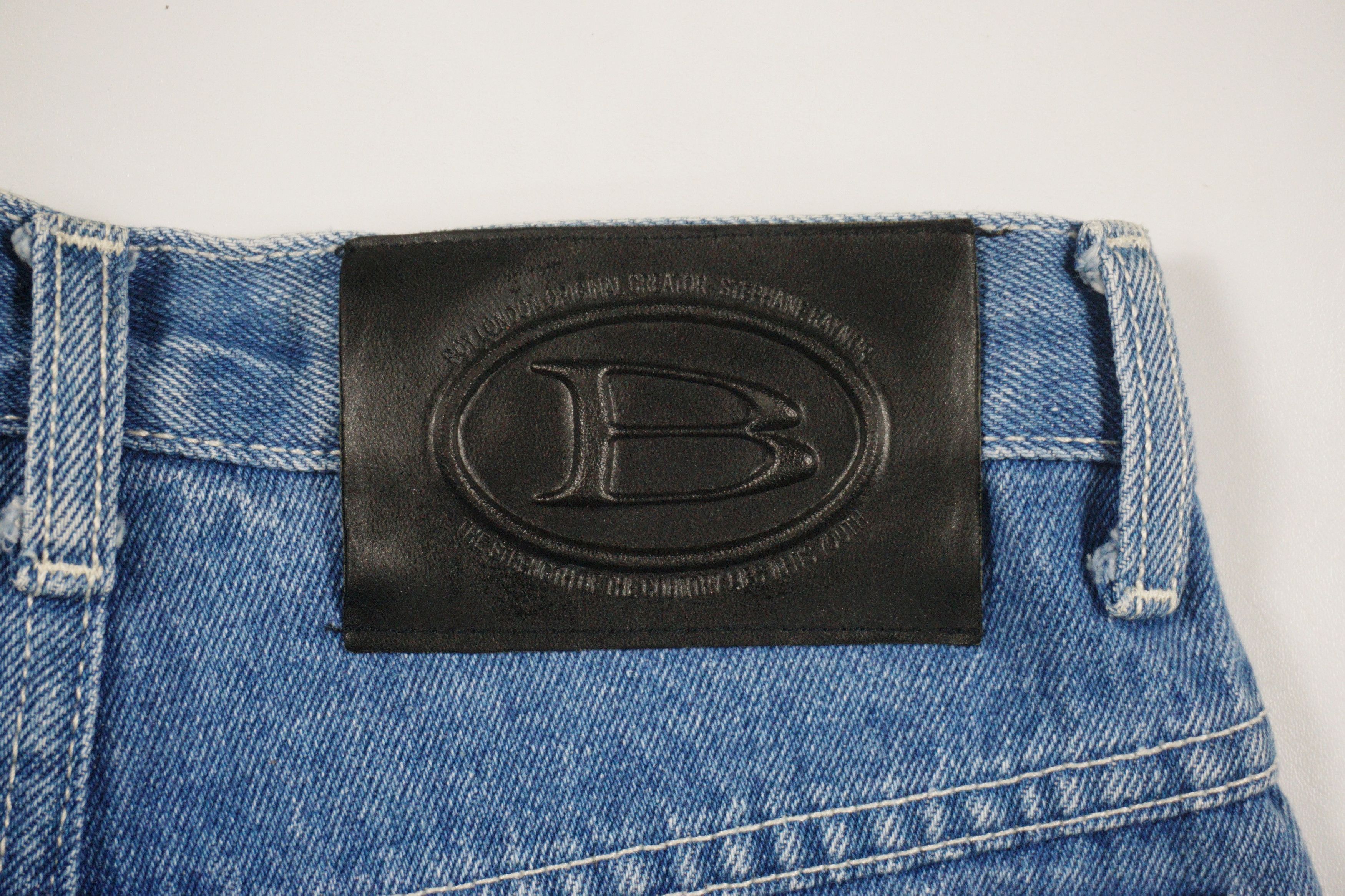 Boy London Vintage Made in USA Petite Medium Rise Flare Blue Jeans Size 27" / US 4 / IT 40 - 4 Thumbnail