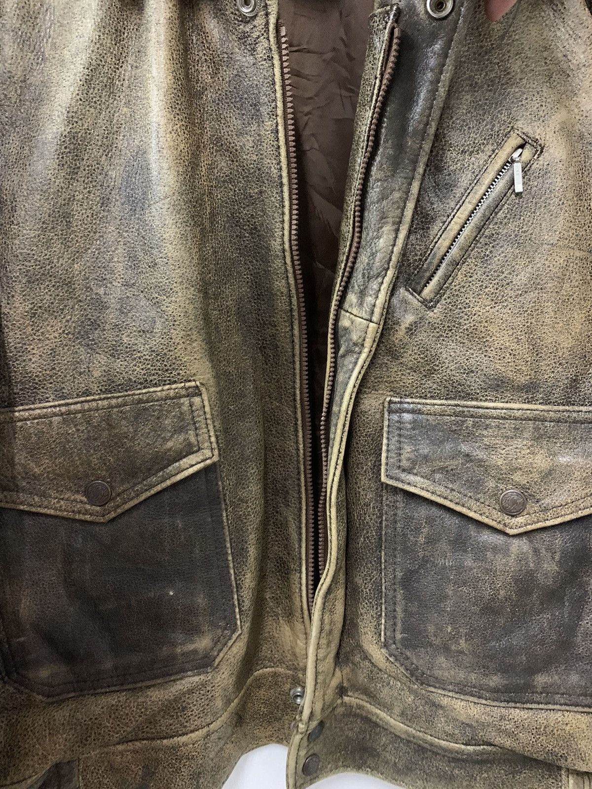 Leather Vintage Flying Leather Jacket Size US M / EU 48-50 / 2 - 7 Thumbnail