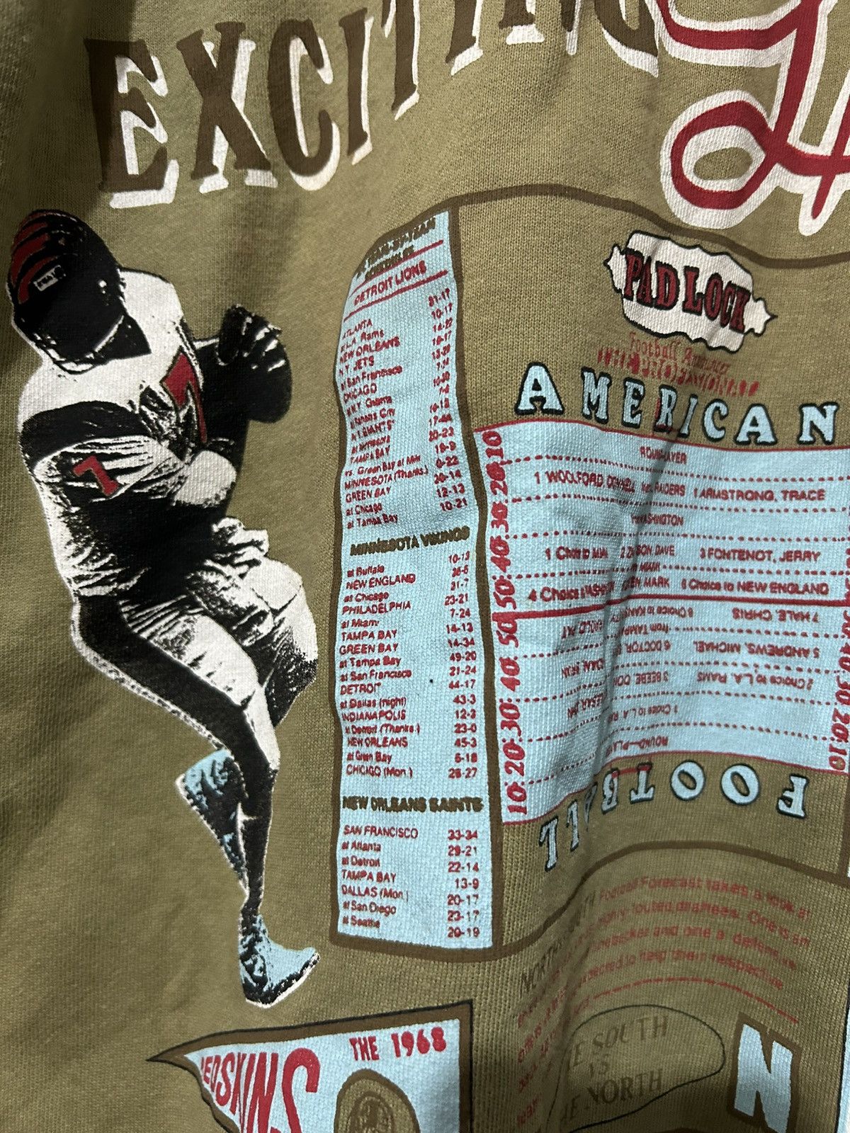 NFL × Vintage 80s Football League Pacific Coast rare allover print sweat Size US L / EU 52-54 / 3 - 4 Thumbnail