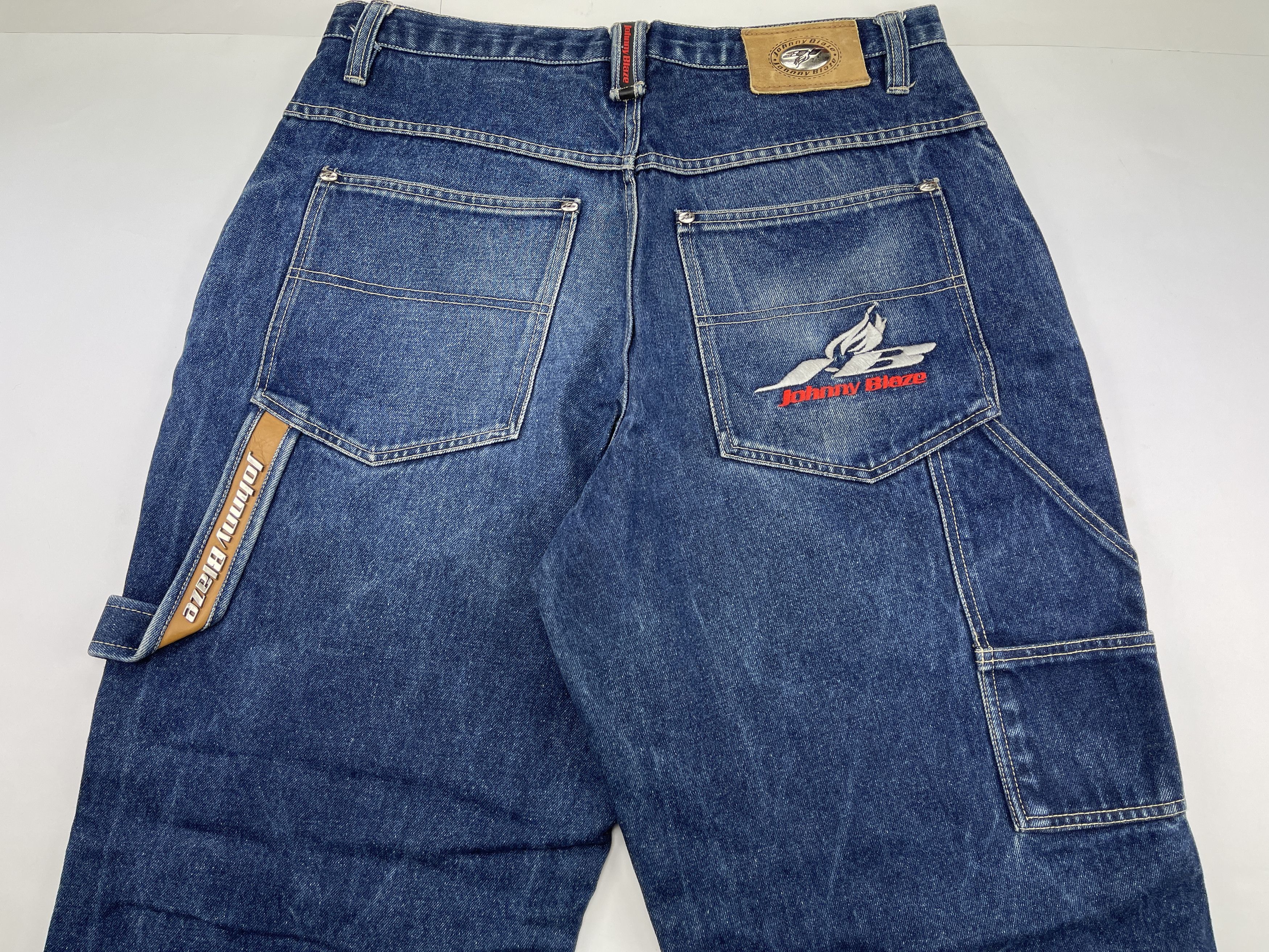 Wu-Tang Clan Johnny Blaze jeans, vintage Wu Wear baggy pants, Wu Tang 34 Size US 34 / EU 50 - 3 Thumbnail