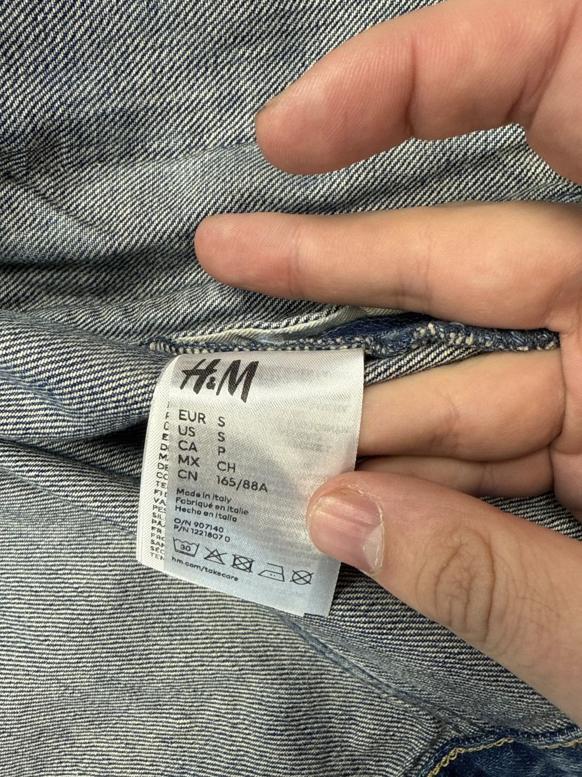 H&M × Who Decides War Who decides war x H&M basquiat denim jacket small Size US S / EU 44-46 / 1 - 3 Thumbnail