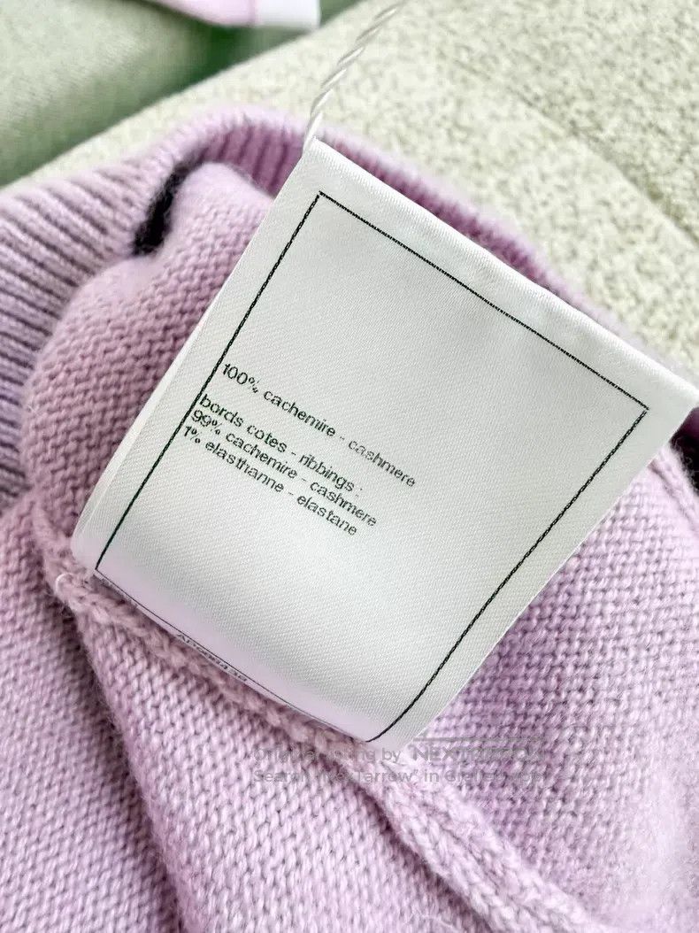 Chanel Chanel Pin lilac edge slanted shoulder sleeve Size XS / US 0-2 / IT 36-38 - 7 Thumbnail