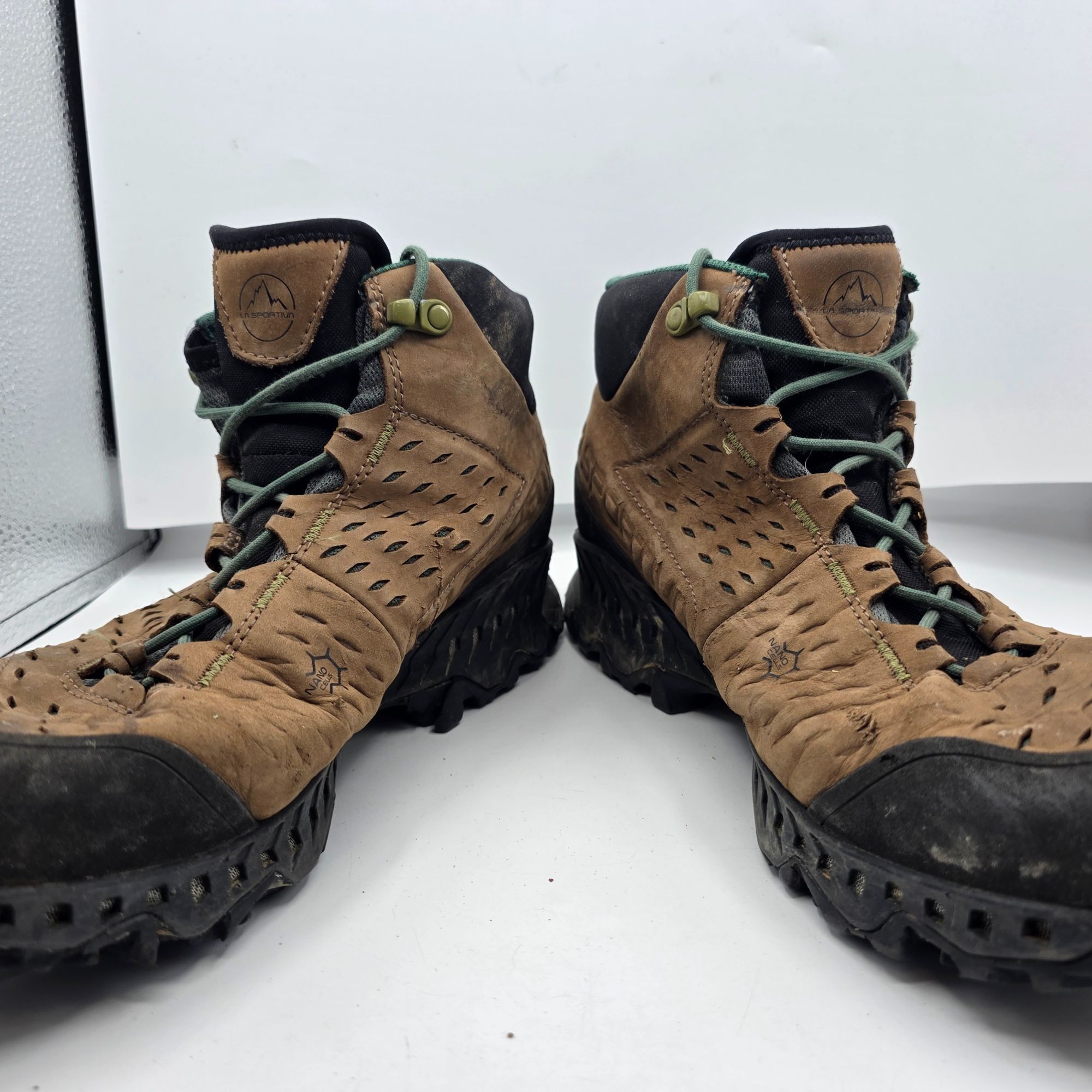 La Sportiva La Sportiva Pyramid GTX Mens Size 11 Brown Waterproof Hiking Size US 11 / EU 44 - 3 Thumbnail