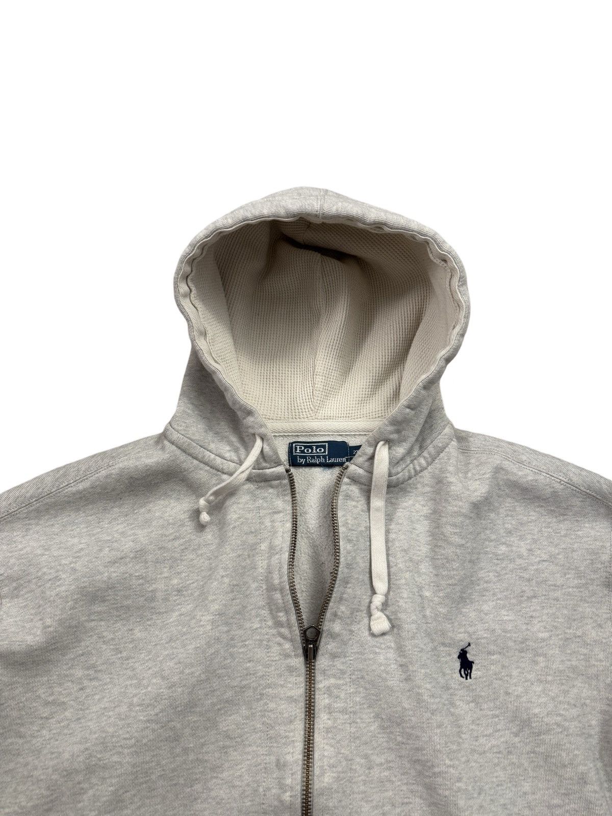 Polo Ralph Lauren 🔥Vintage Polo Ralph Lauren Hoodie Jaclet Grey/RRL Vibe Size US XL / EU 56 / 4 - 3 Thumbnail