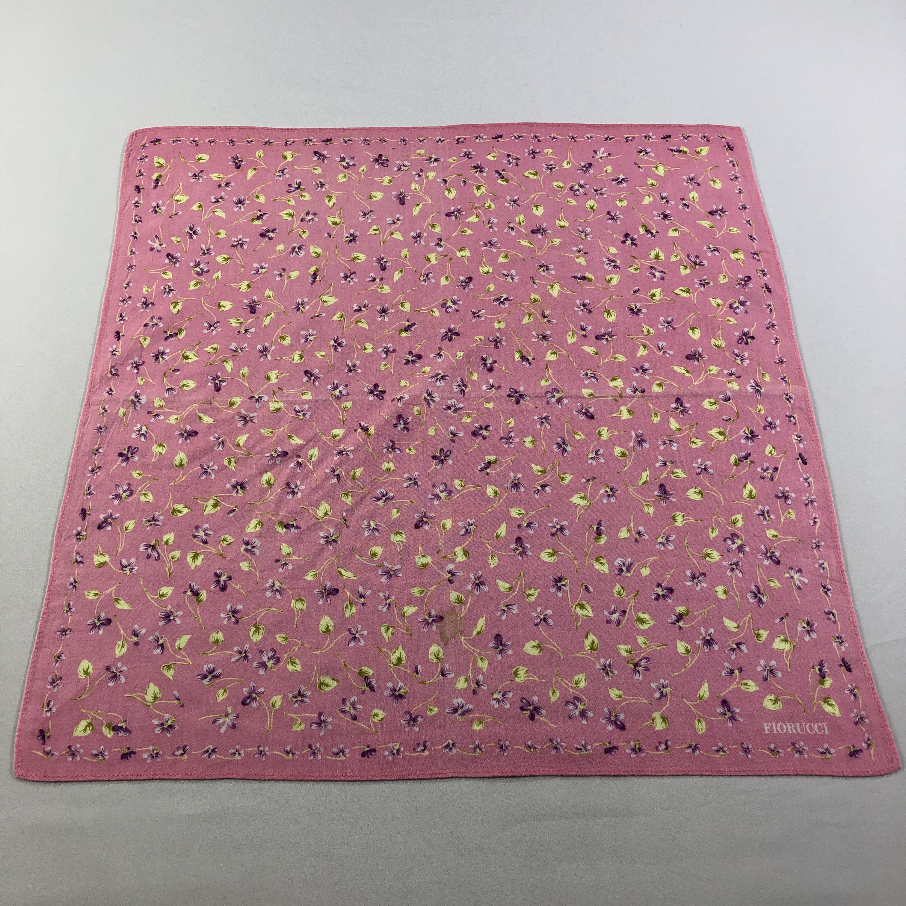 Fiorucci Fiorucci Floral Handkerchief Neckerchief Bandana H1939 Size ONE SIZE - 2 Thumbnail