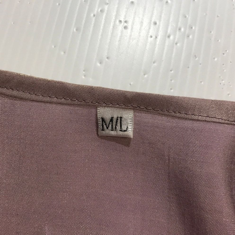 Other Elegant Taupe Metallic Silky Long Sleeve Set A-line Maxi M/L Size M / US 6-8 / IT 42-44 - 9 Thumbnail