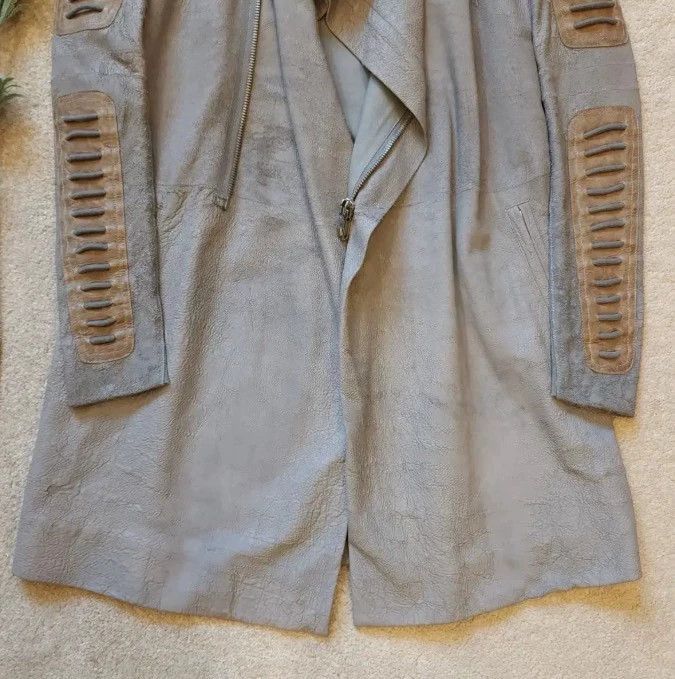 Rick Owens Rick Owens Cracked leather strap coat-2506 Size US M / EU 48-50 / 2 - 4 Thumbnail