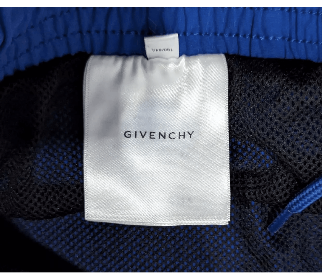 Givenchy GIVENCHY Ghost Print Swim Shorts Trunks Ocean Blue Medium Size US 32 / EU 48 - 5 Thumbnail