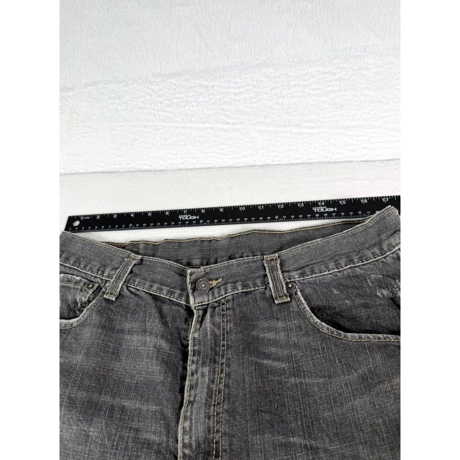 Levi's VINTAGE Levi's 520 Jeans Slim Distressed Black 34x30 Men Size US 34 / EU 50 - 5 Thumbnail
