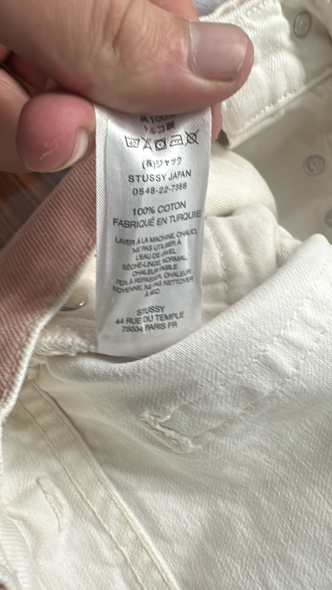 Stussy × Vintage Stussy Spray Dye Big OL' Jeans "Faded Pink" Size 30 Size US 30 / EU 46 - 10 Thumbnail