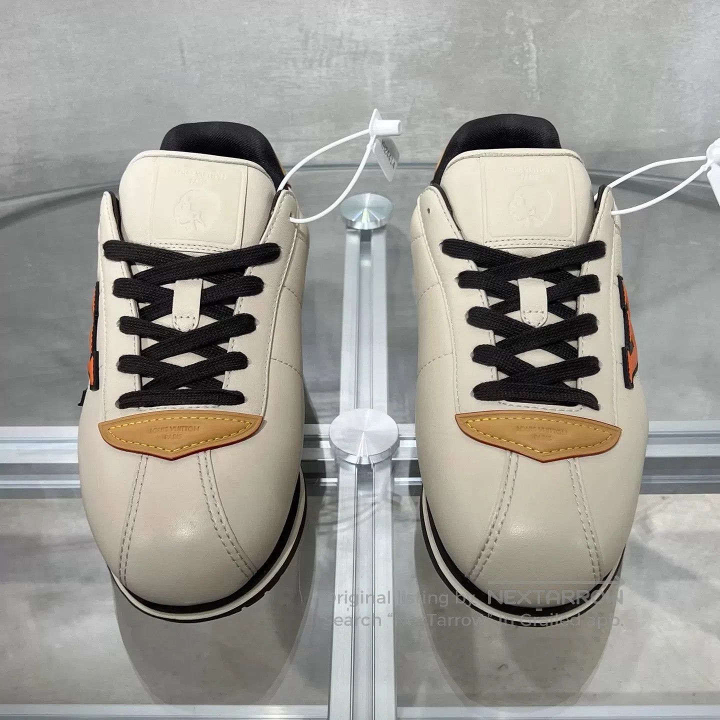 Louis Vuitton Beige Low-Top Sneakers Size 8. Size US 8 / EU 41 - 1 Thumbnail
