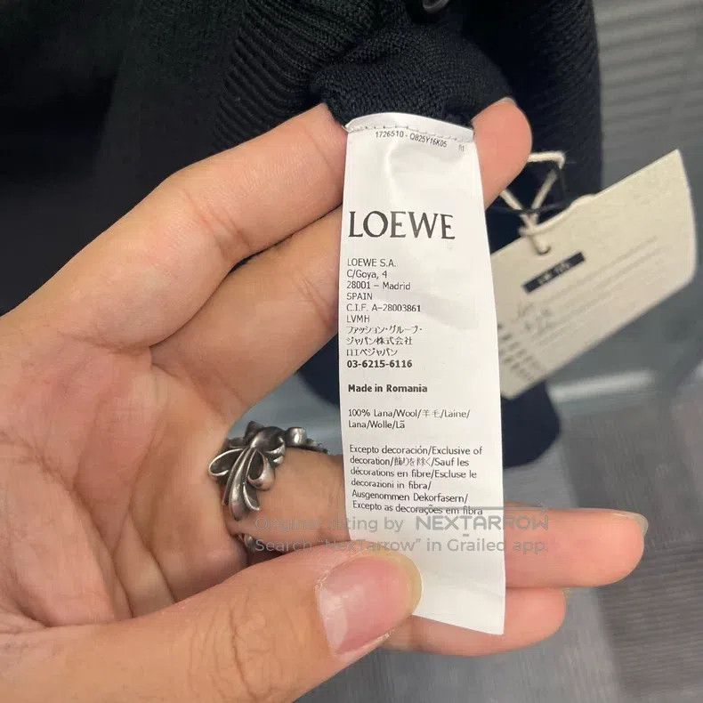Loewe Loewe Embroidered Logo Cardigan Size US M / EU 48-50 / 2 - 6 Thumbnail