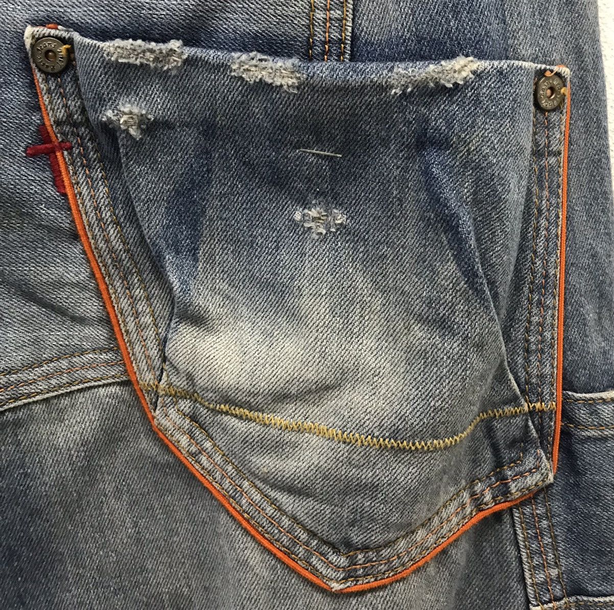 If Six Was Nine Vintage Genoese Tante Cose Buone Atutti Denim Pants Size US 32 / EU 48 - 12 Thumbnail