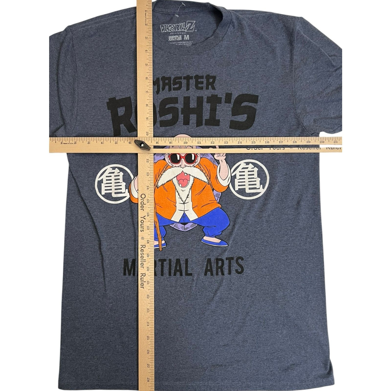 Ripple Junction Dragon Ball Z Master Roshi’s Martial Arts T-Shirt DBZ Tee Size US M / EU 48-50 / 2 - 7 Thumbnail