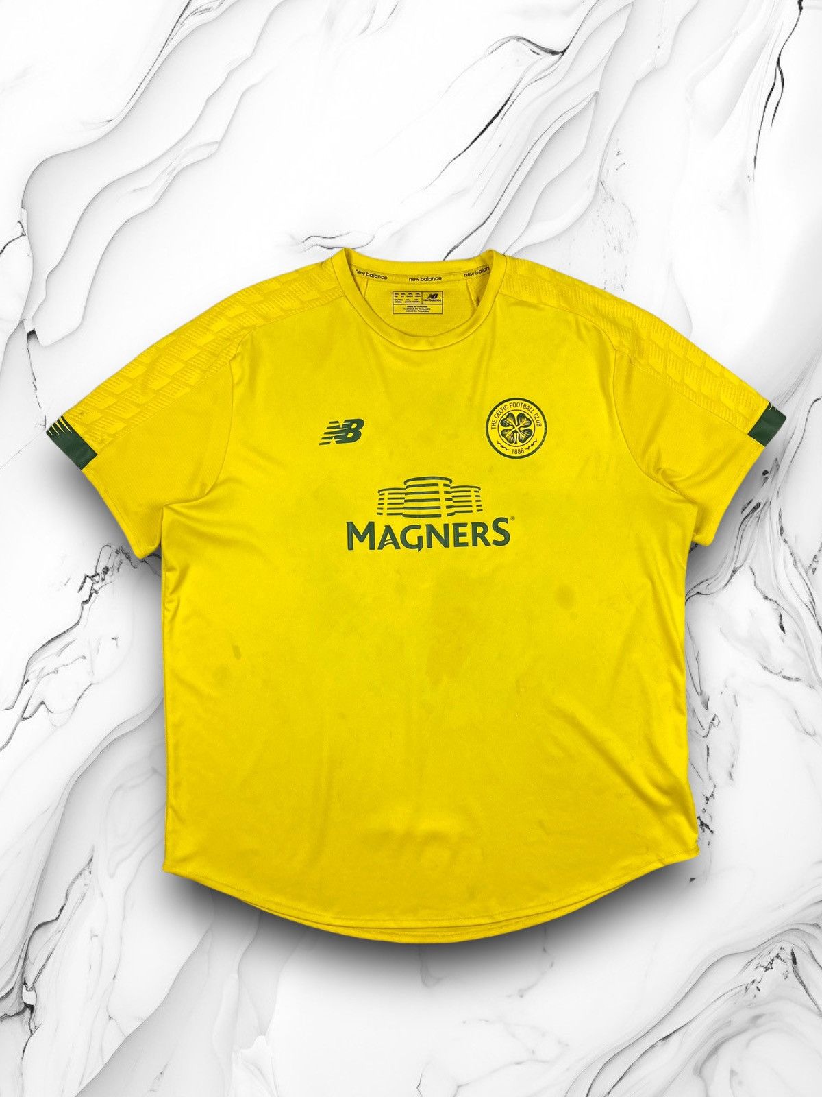 New Balance New Balance Celtic FC Soccer Jersey Tee T Shirt Size XXXL Size US XXL / EU 58 / 5 - 1 Thumbnail