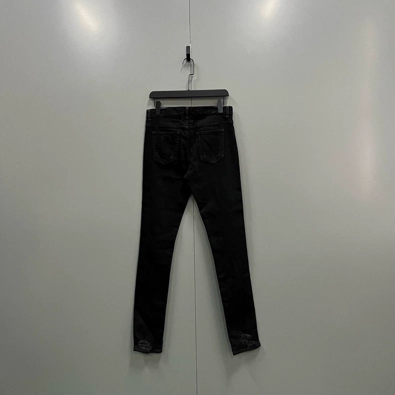 Yves Saint Laurent Saint Laurent Black Sabotage Denim Pants 2502-Nextarrow Size US 31 - 2 Thumbnail