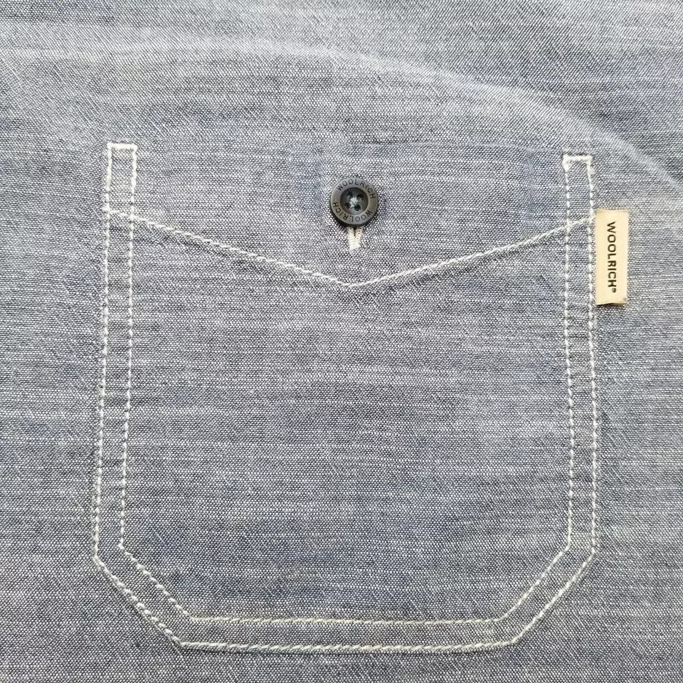 Other Woolrich Shirt Mens XXL Blue Button Up Short Sleeve Casual Size US XXL / EU 58 / 5 - 3 Thumbnail