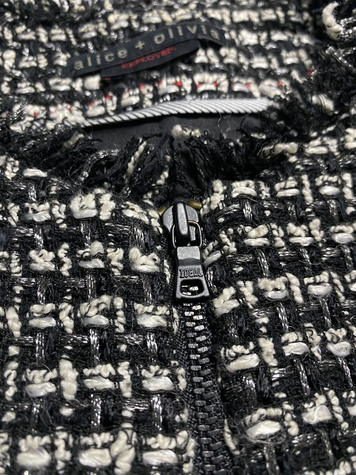 Alice + Olivia × Designer Alice + Olivia Employed tweed crop jacket Size S / US 4 / IT 40 - 7 Thumbnail