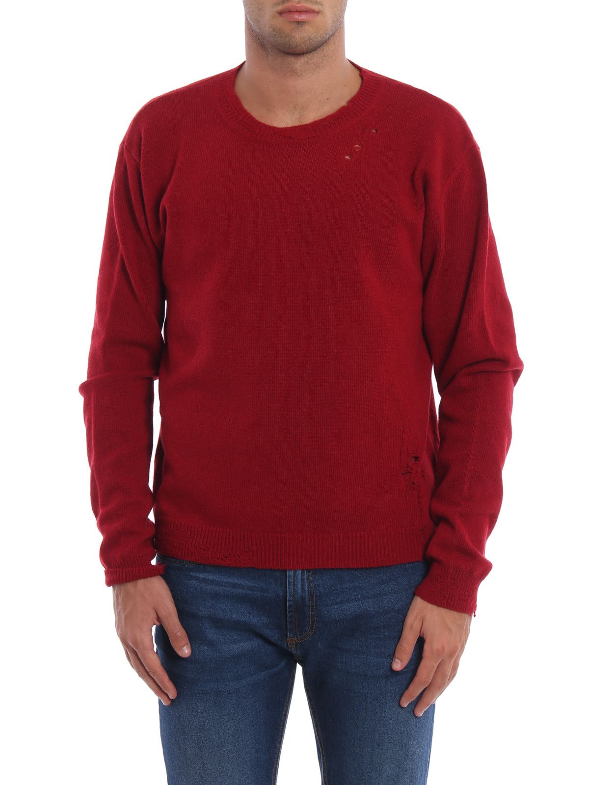 o1y0125 Crewneck Sweater in Red