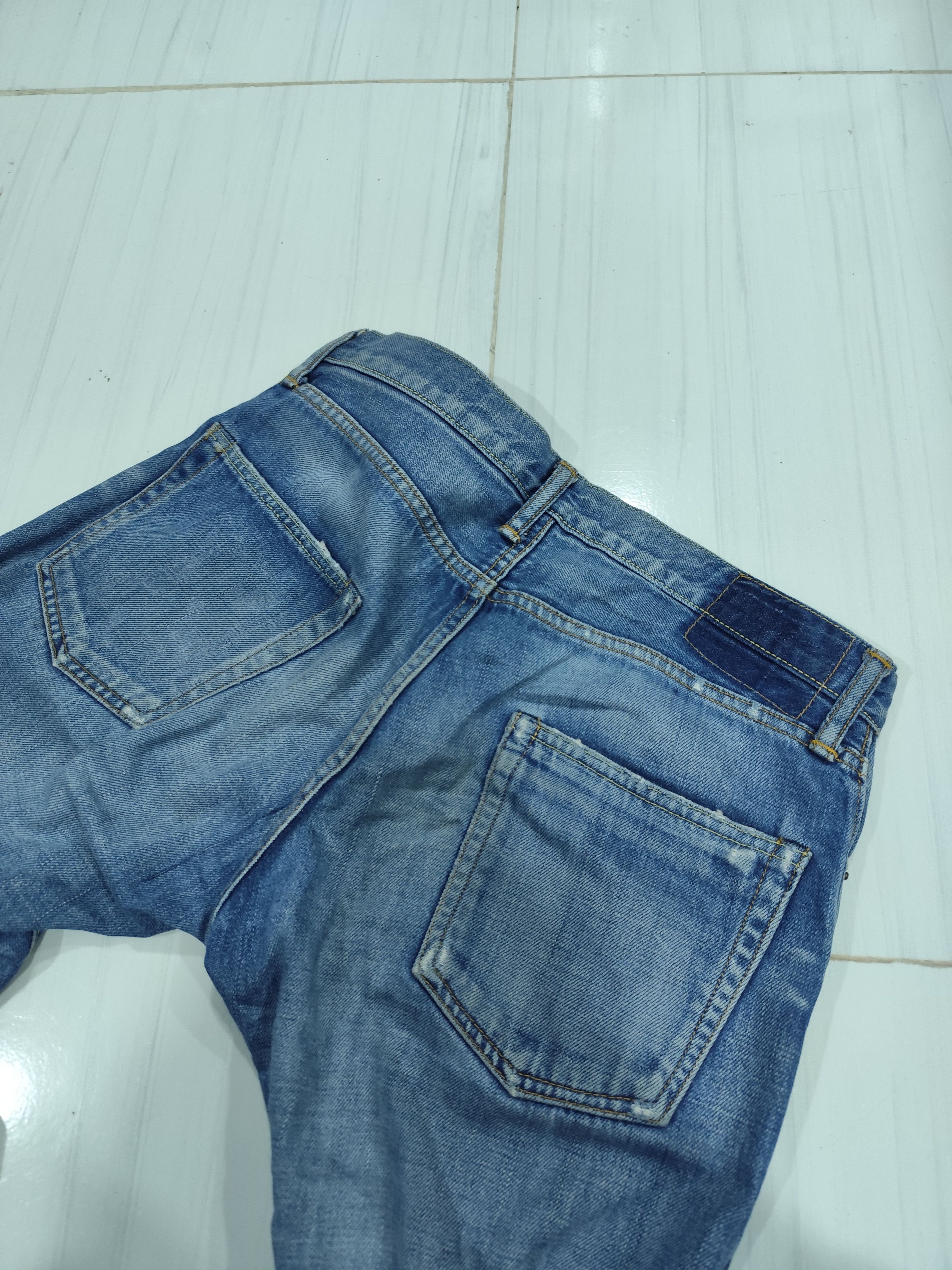 Visvim Visvim washed distress denim selvedge Size US 30 / EU 46 - 4 Thumbnail