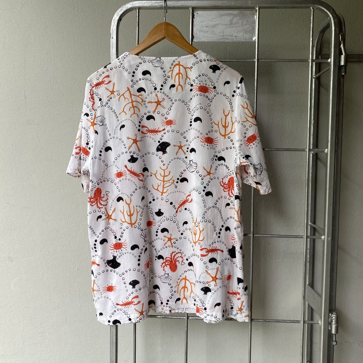 Tsumori Chisato Tsumori Chisato White Sea Life Print Blouse Size M / US 6-8 / IT 42-44 - 2 Thumbnail
