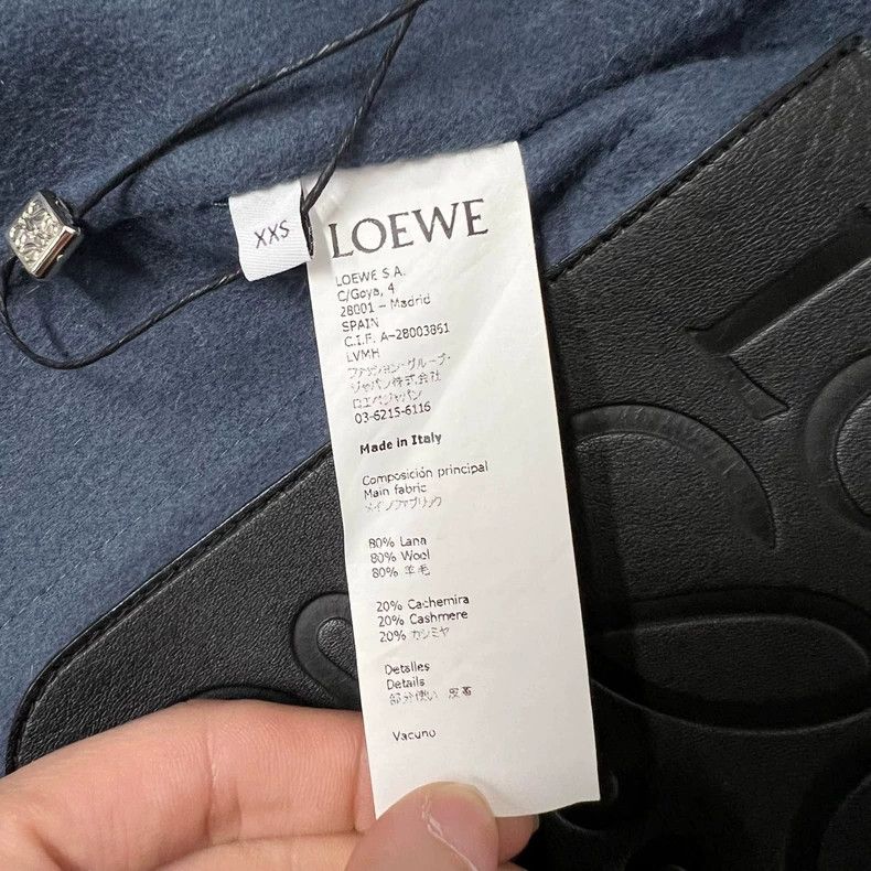 Loewe LOEWE Smog blue bathrobe style wool coat Size XXS / US 00 / IT 34 - 6 Thumbnail