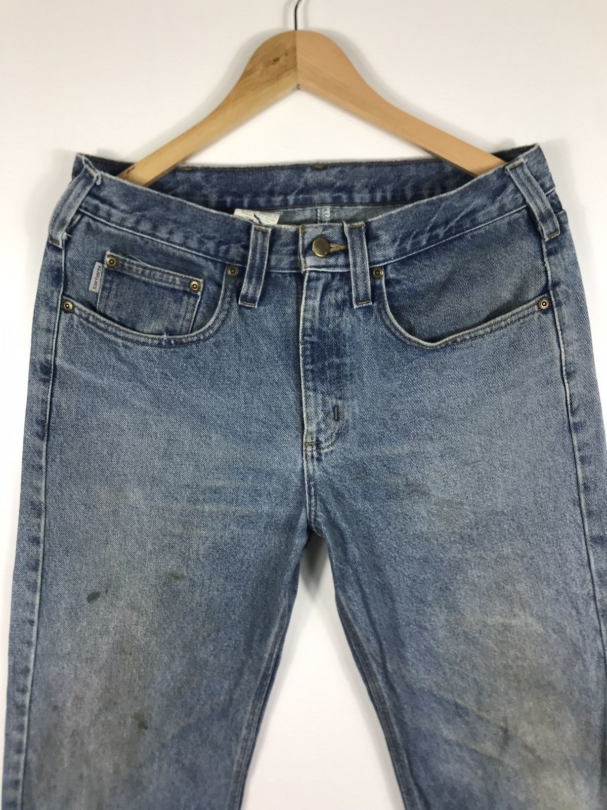 Carhartt × Vintage ⚡️Vintage Carhartt Distressed Denim Size US 33 - 4 Thumbnail