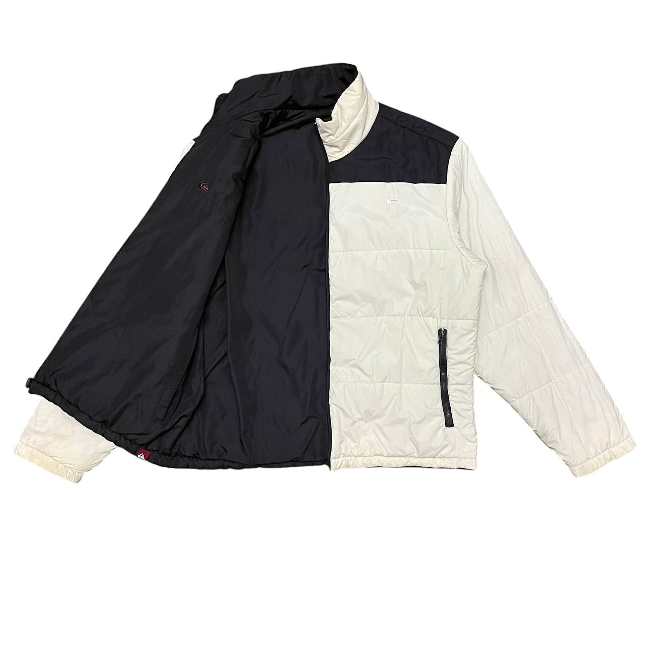 Quicksilver Vintage Quiksilver Puffer Jacket Reversible Size US S / EU 44-46 / 1 - 2 Thumbnail