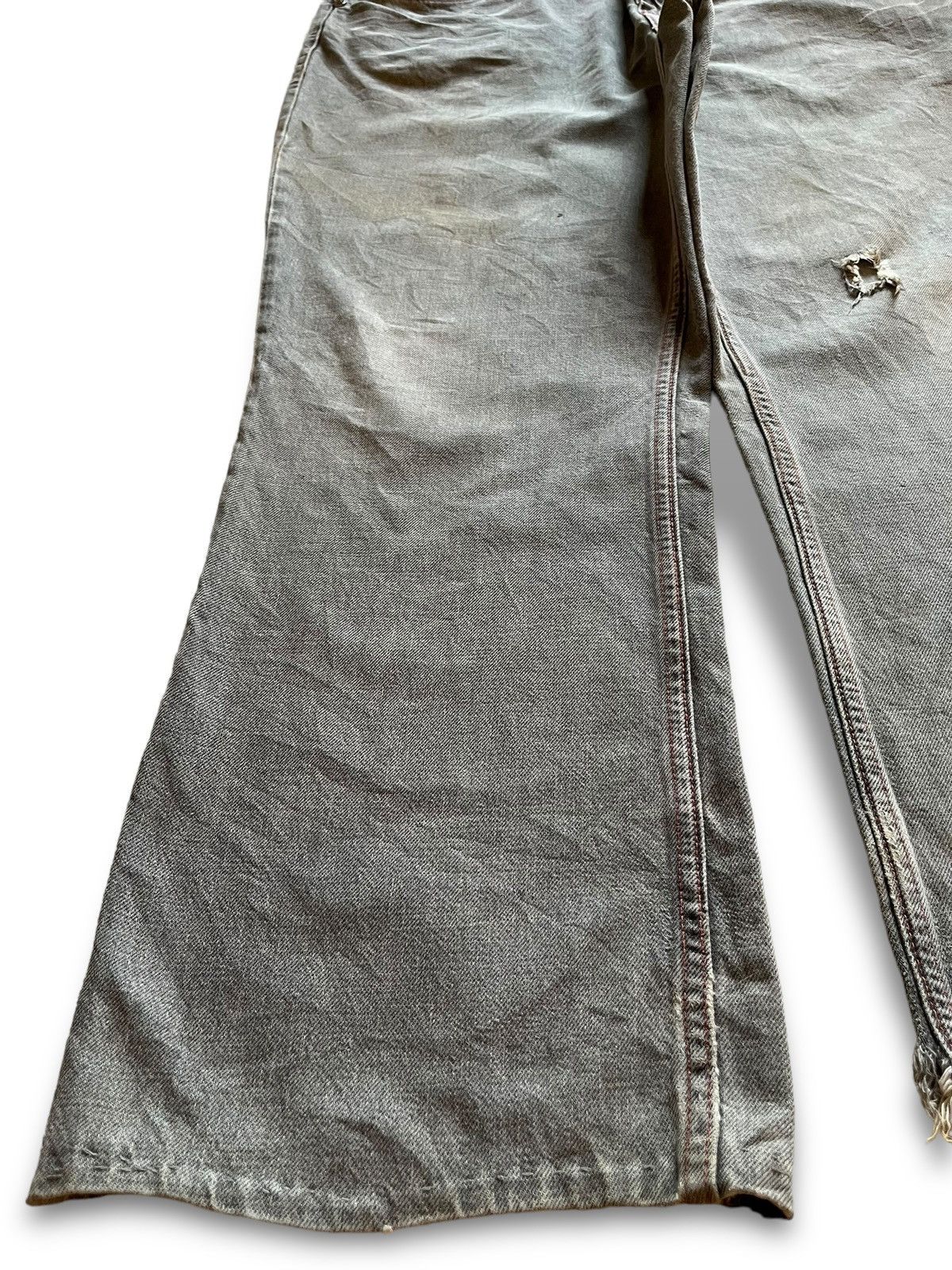 Japanese Brand Vintage Japanese Brand Selvedge Style Ripped Baggy Jeans Size US 40 / EU 56 - 6 Thumbnail