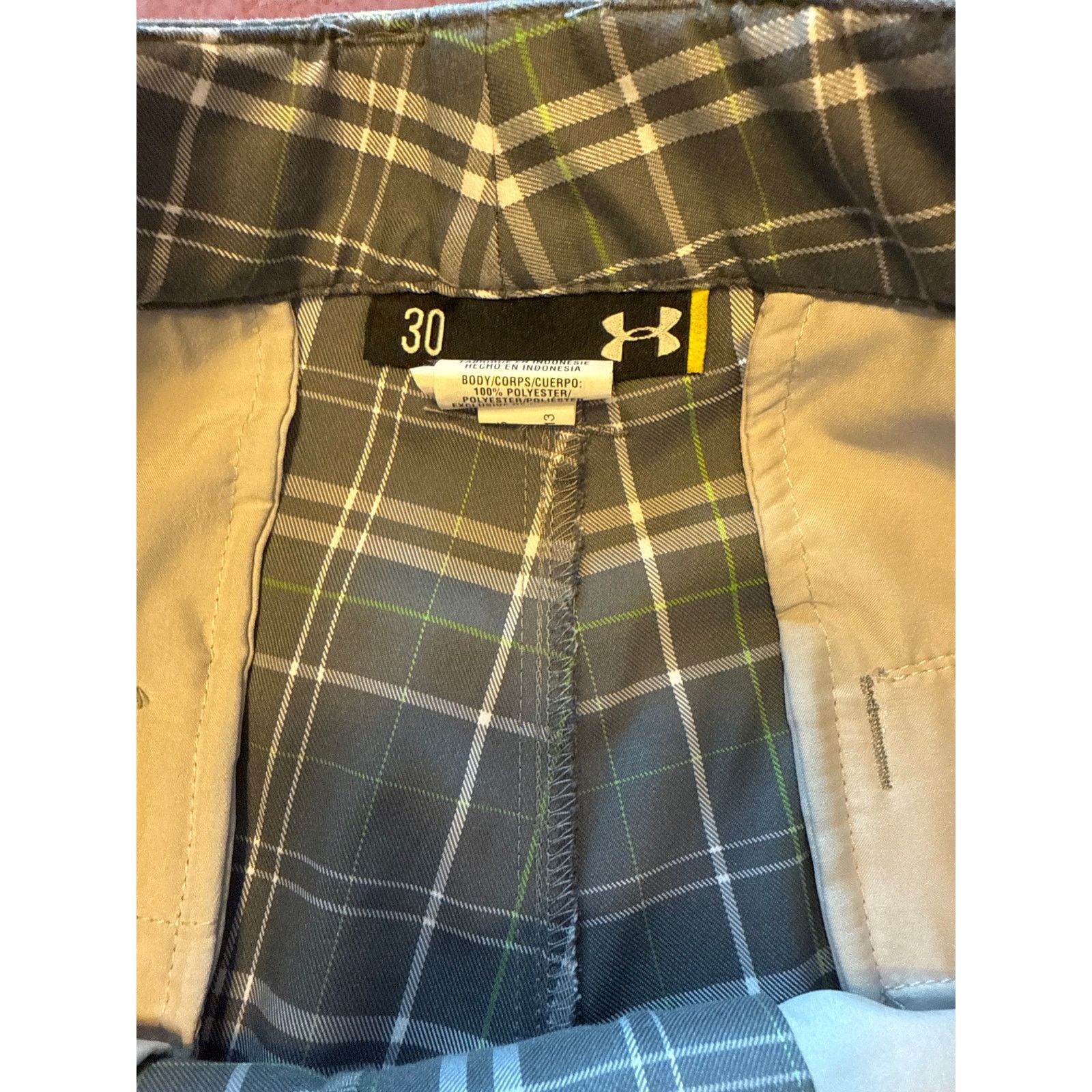 Under Armour Under Armour Men’s Golf Shorts Plaid Performance Size 30 Size US 30 / EU 46 - 8 Thumbnail