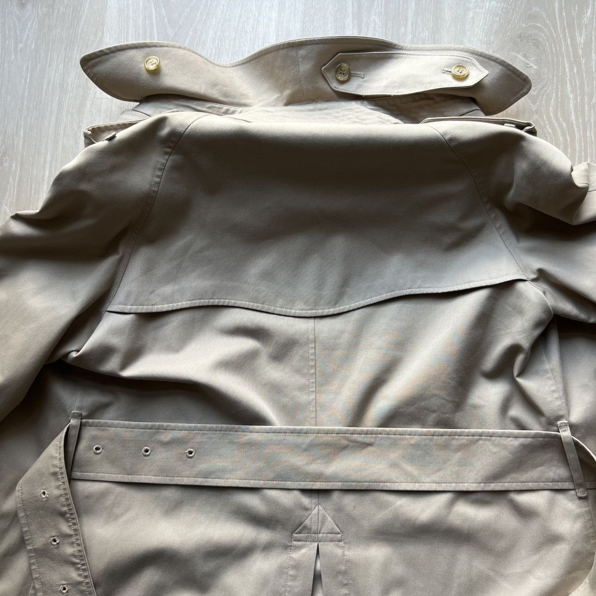 Burberry 80s 90s BurberryS Trench Coat Made in England Nova Check Size S / US 4 / IT 40 - 17 Thumbnail