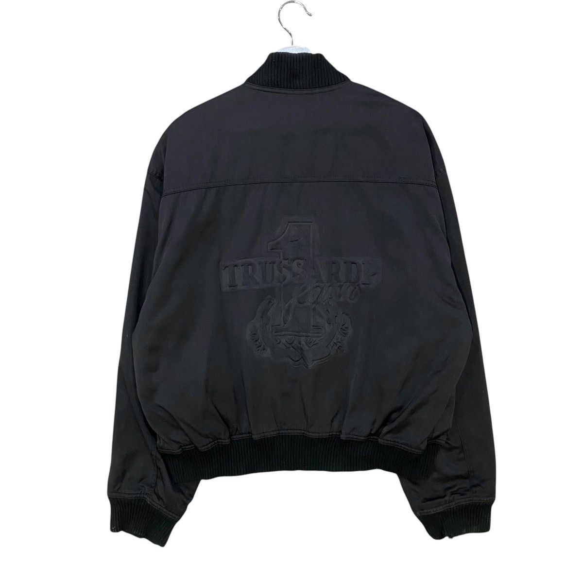 Trussardi ⚡️VINTAGES TRUSSARDI RACING BIG LOGO BOMBERS JACKET Size US L / EU 52-54 / 3 - 9 Thumbnail