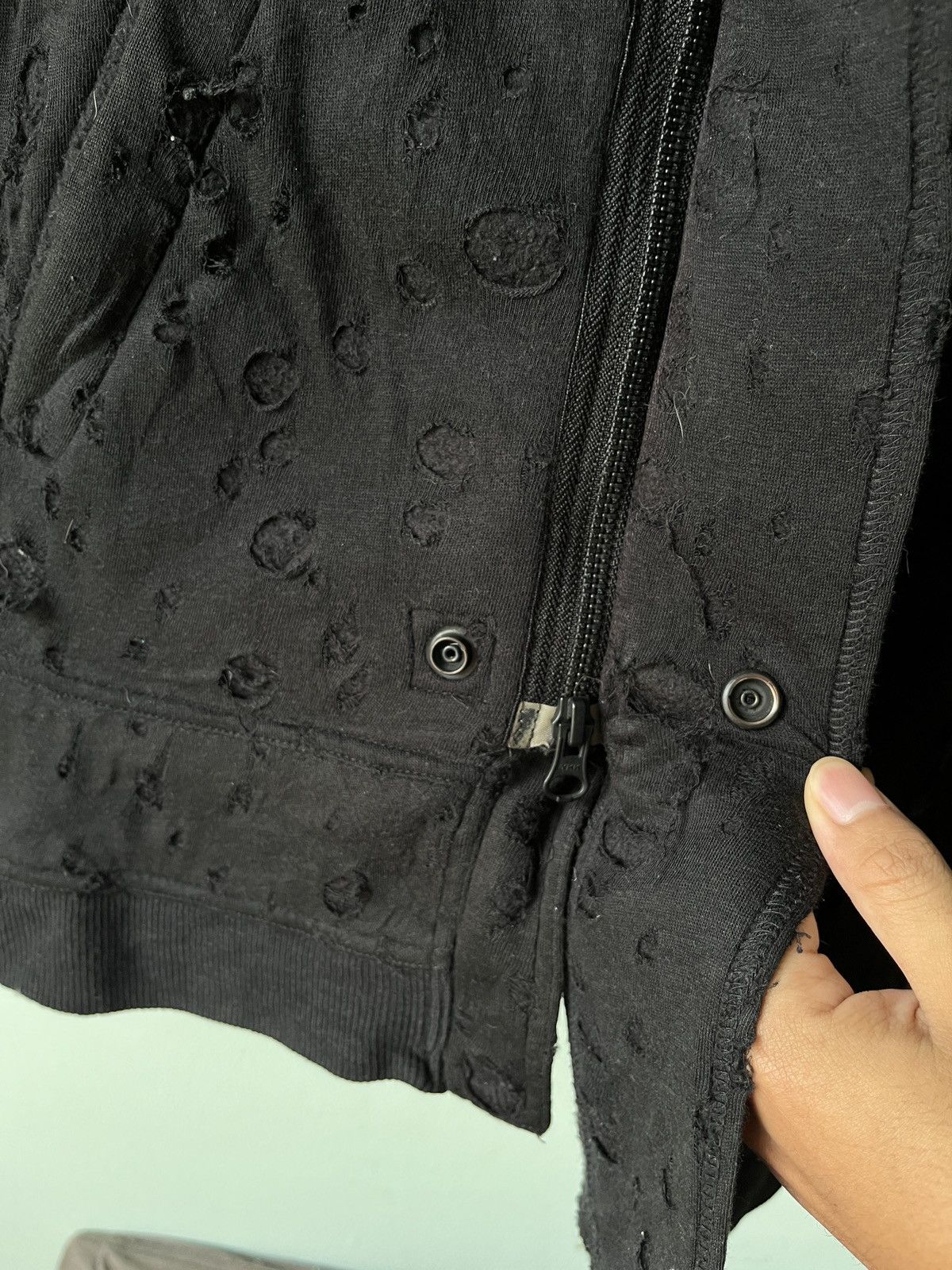 Japanese Brand Rare Noize Distressed Long Jacket Size US M / EU 48-50 / 2 - 6 Thumbnail